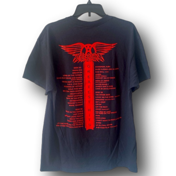 Aerosmith Greatest Hits Double-Sided Graphic T-Shirt - Size Large - NWT - Picture 2 of 5